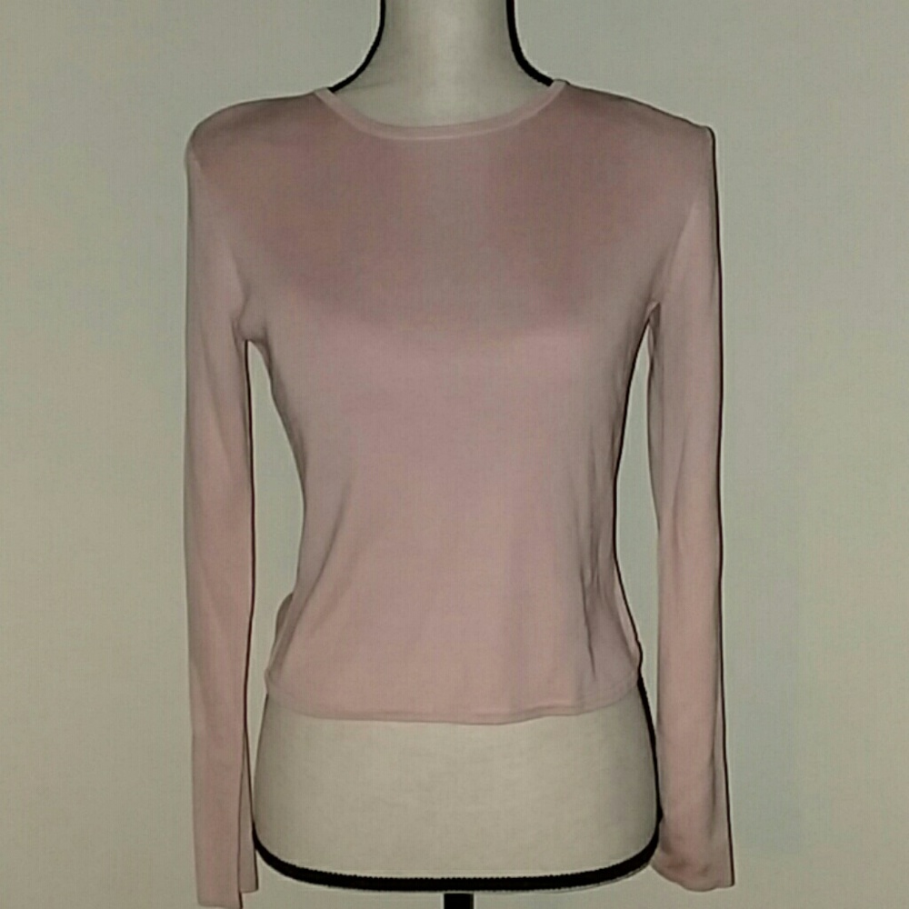 Beluva San Francisco Light Pink Silk Sweater